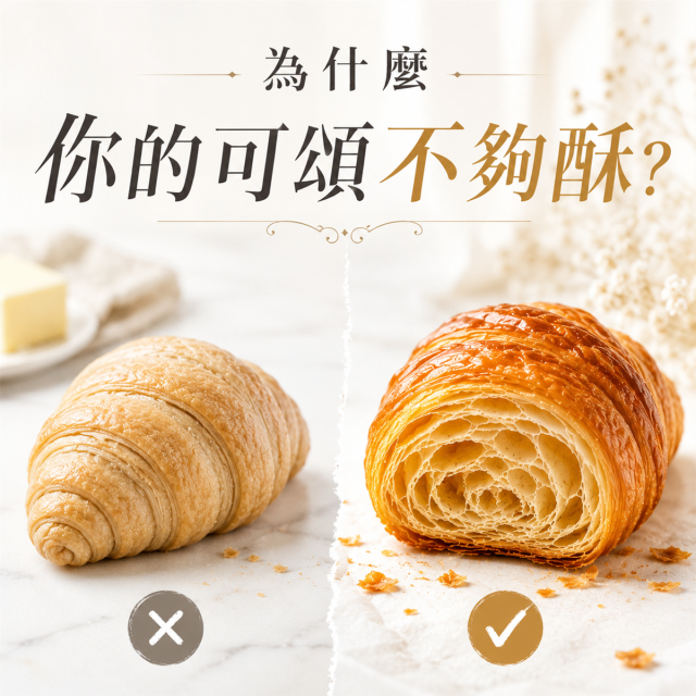 為什麼可頌不夠酥？