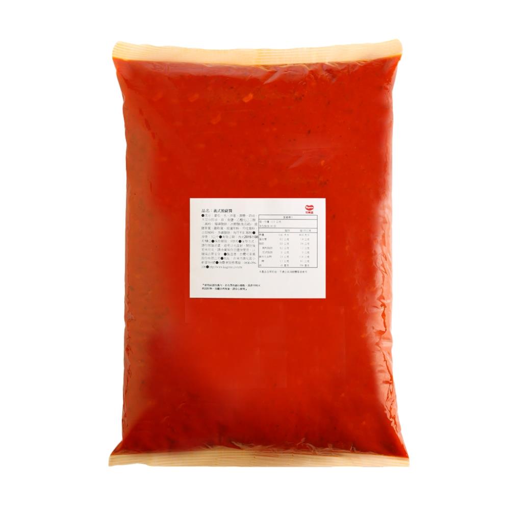 福市企業,可果美蕃茄調味醬3kg柔軟袋
