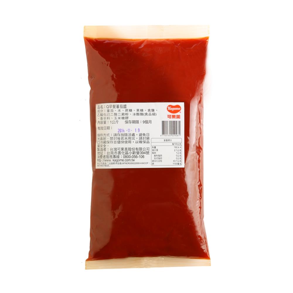 福市企業,可果美蕃茄醬1kg軟袋